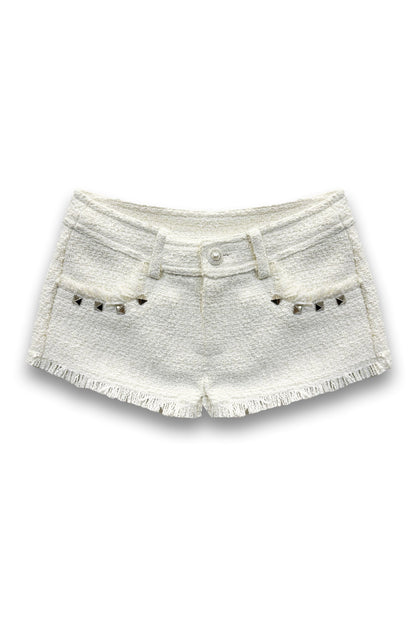 TWEEN BOUCLE ASH SHORTS - FINAL SALE