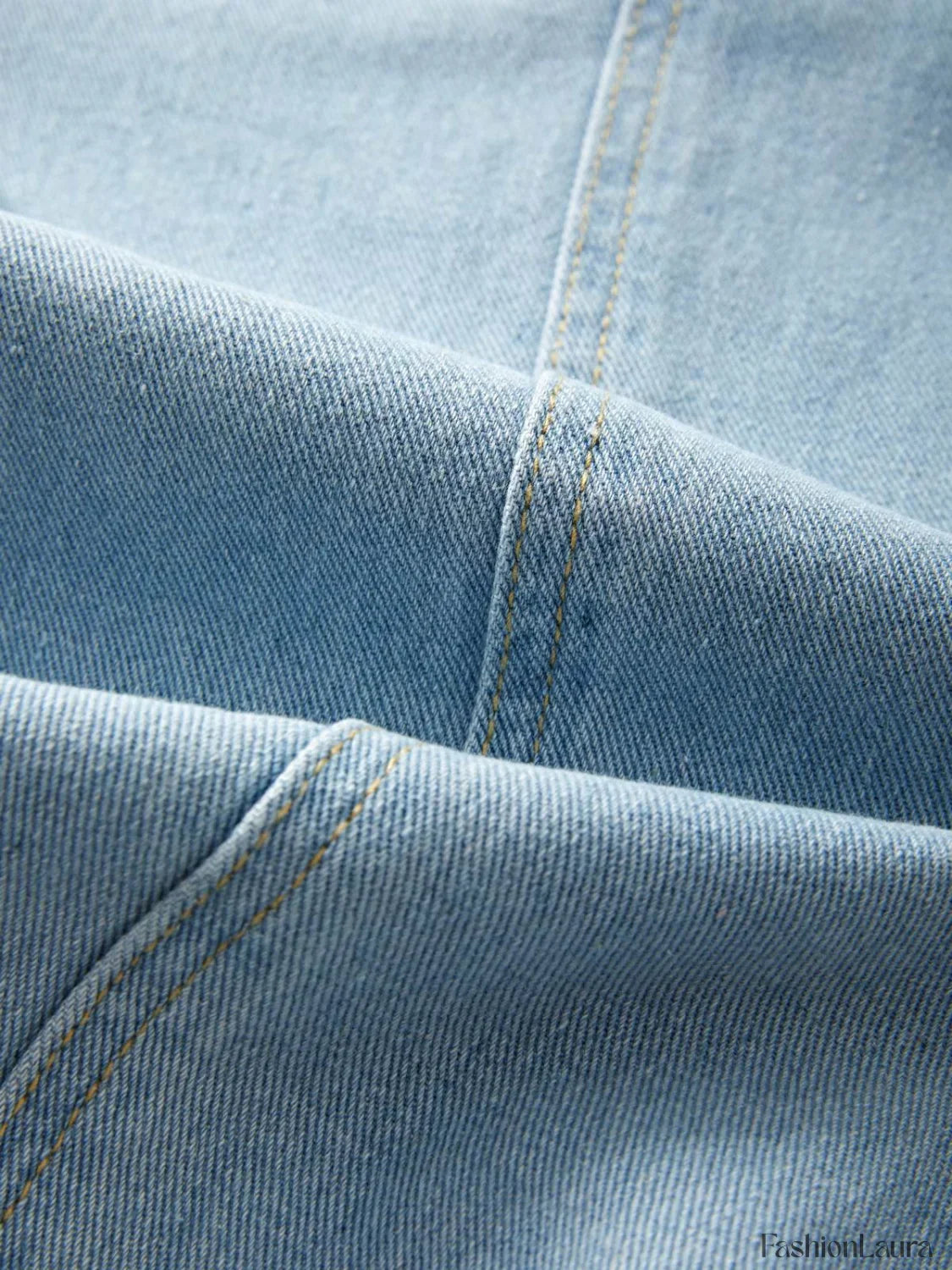Back Star Patchwork Flare Jeans