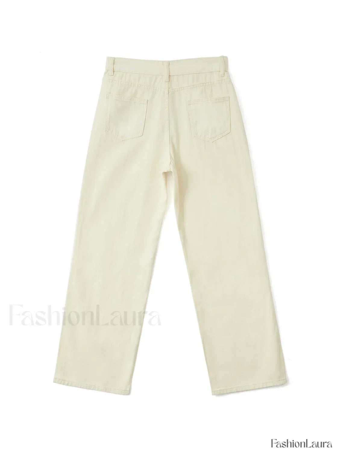 Basic Wash Straight Leg Boyfriend Jeans