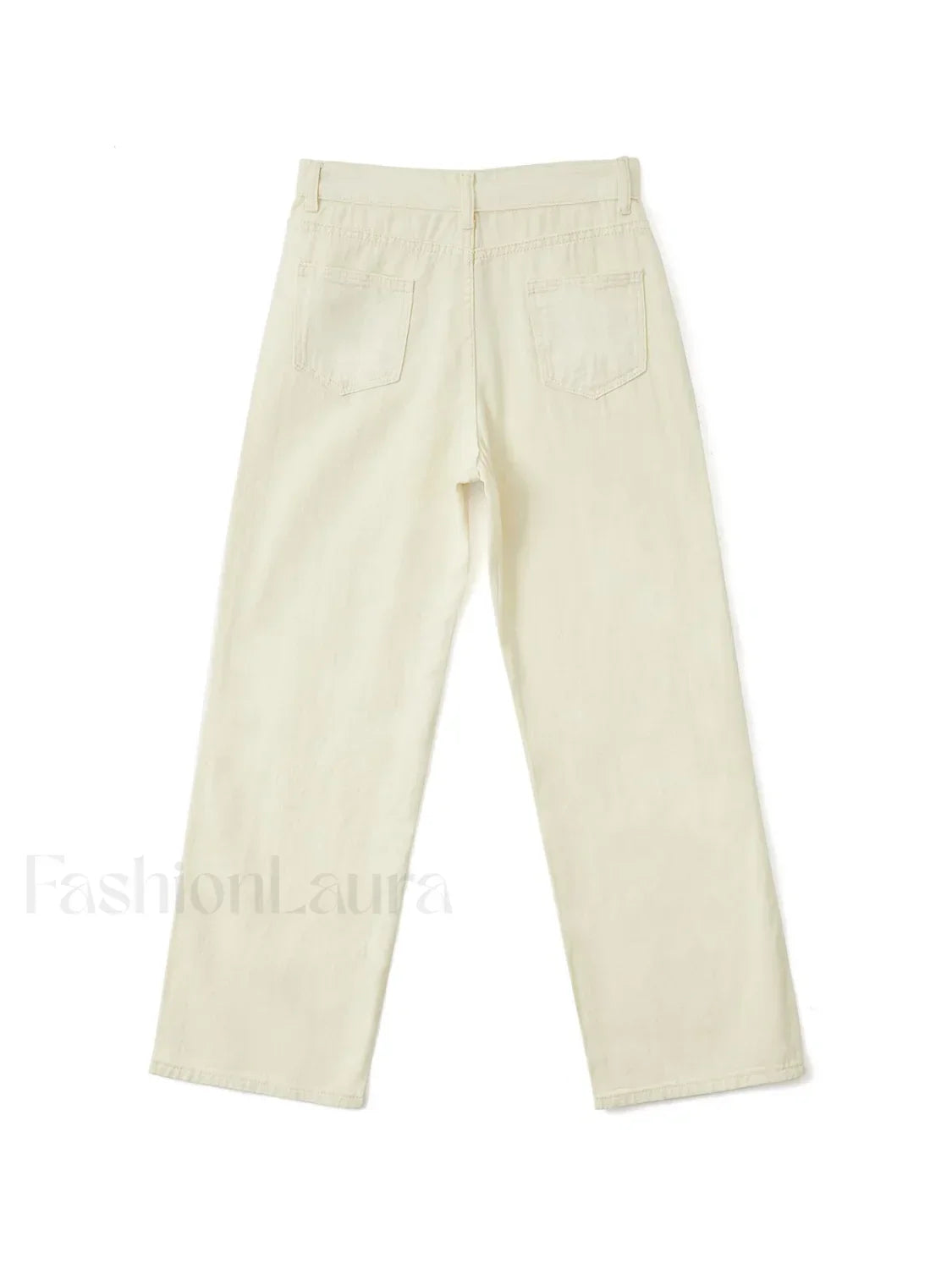 Basic Wash Straight Leg Boyfriend Jeans