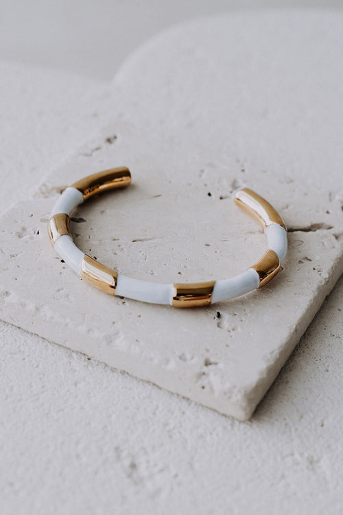 Evelyn Bangle - White