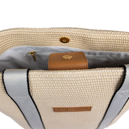 Local Beach Raffia Woven Tote
