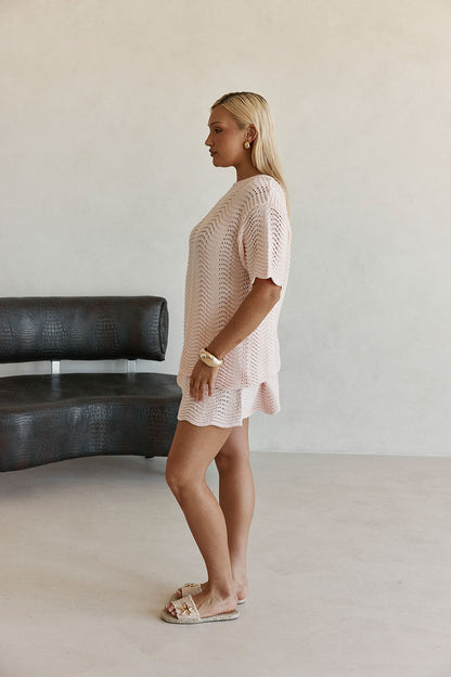 Leah Top - Blush