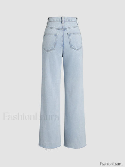 Denim Straight Graceful Leg Jeans