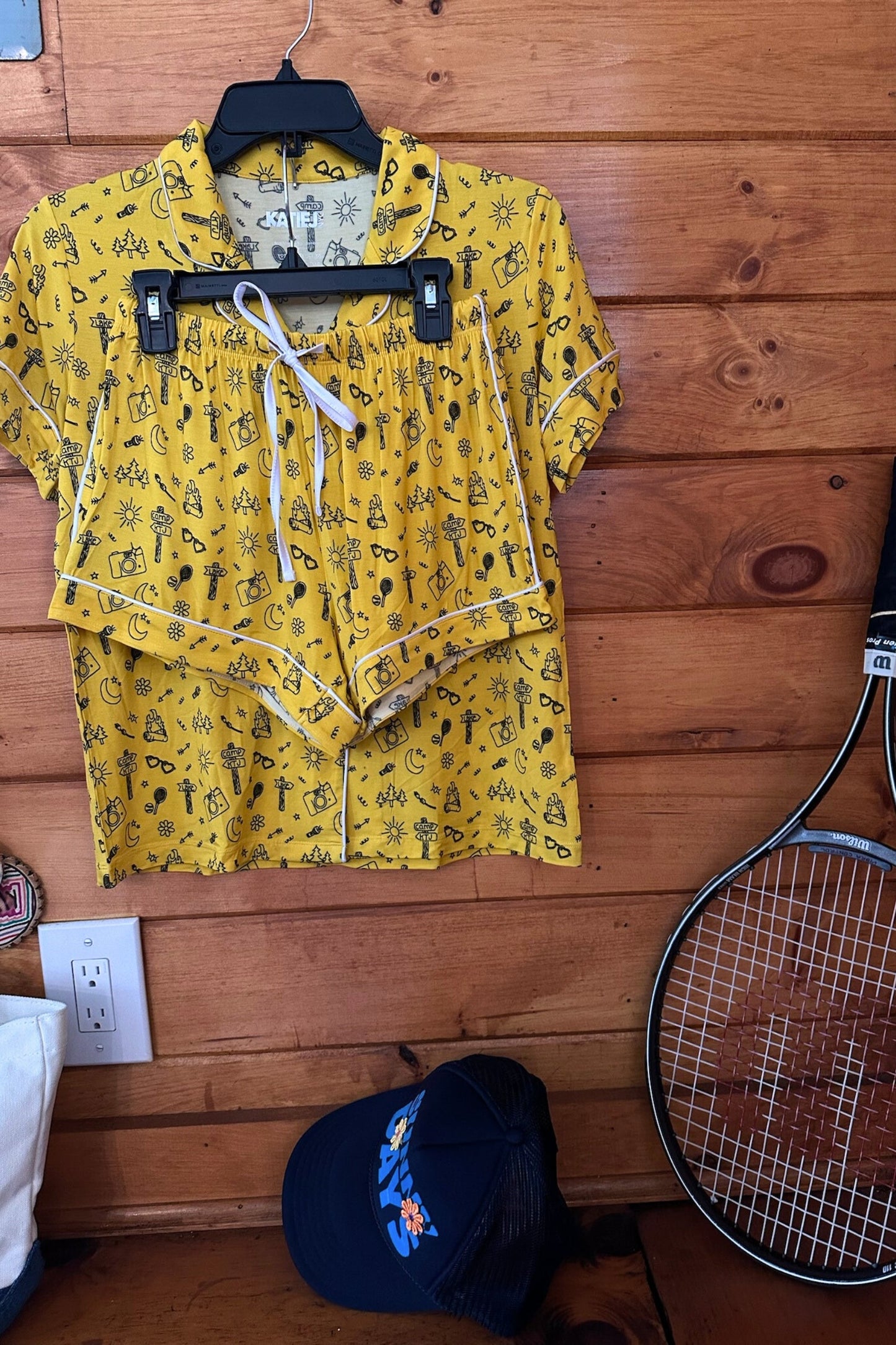 JUNIOR LYNN CAMP SHORTS LOUNGE SET- FINAL SALE