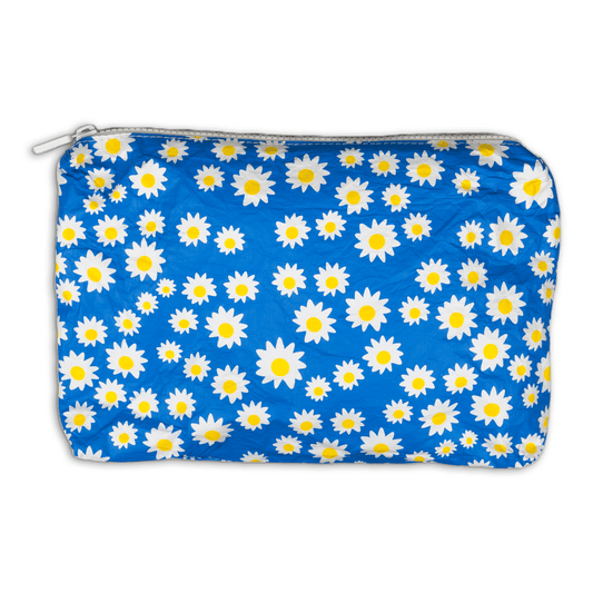 Daisy Water Resistant Tyvek Printed Pouch