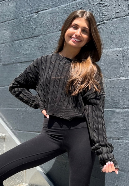 JUNIOR GABBY SWEATER - FINAL SALE