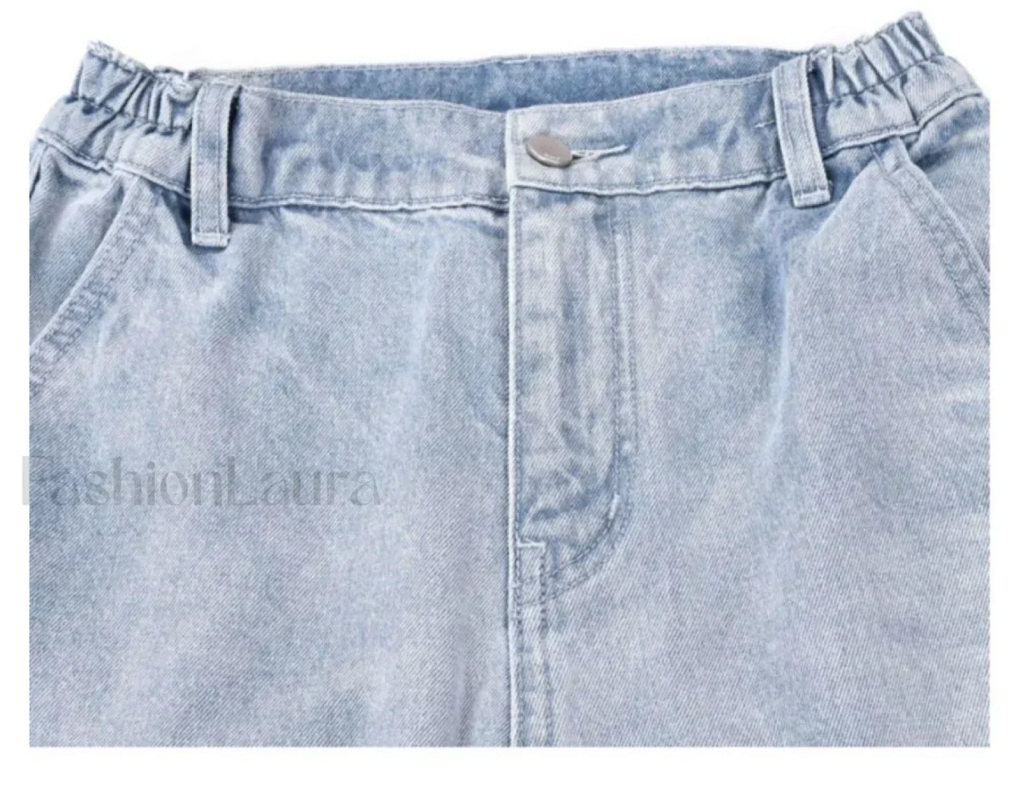 High Street Retro Trendy Loose And Wide Jeans