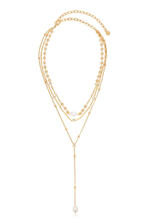 Forever Falling Pearl Lariat