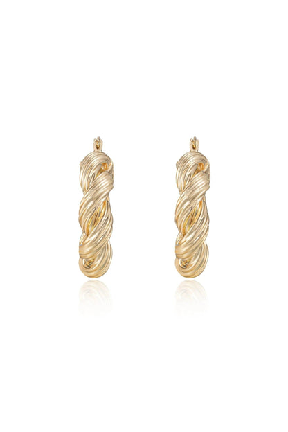 Modern Day Twist Hoops