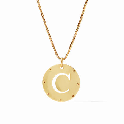 Julie Vos Monogram Pendant Necklace
