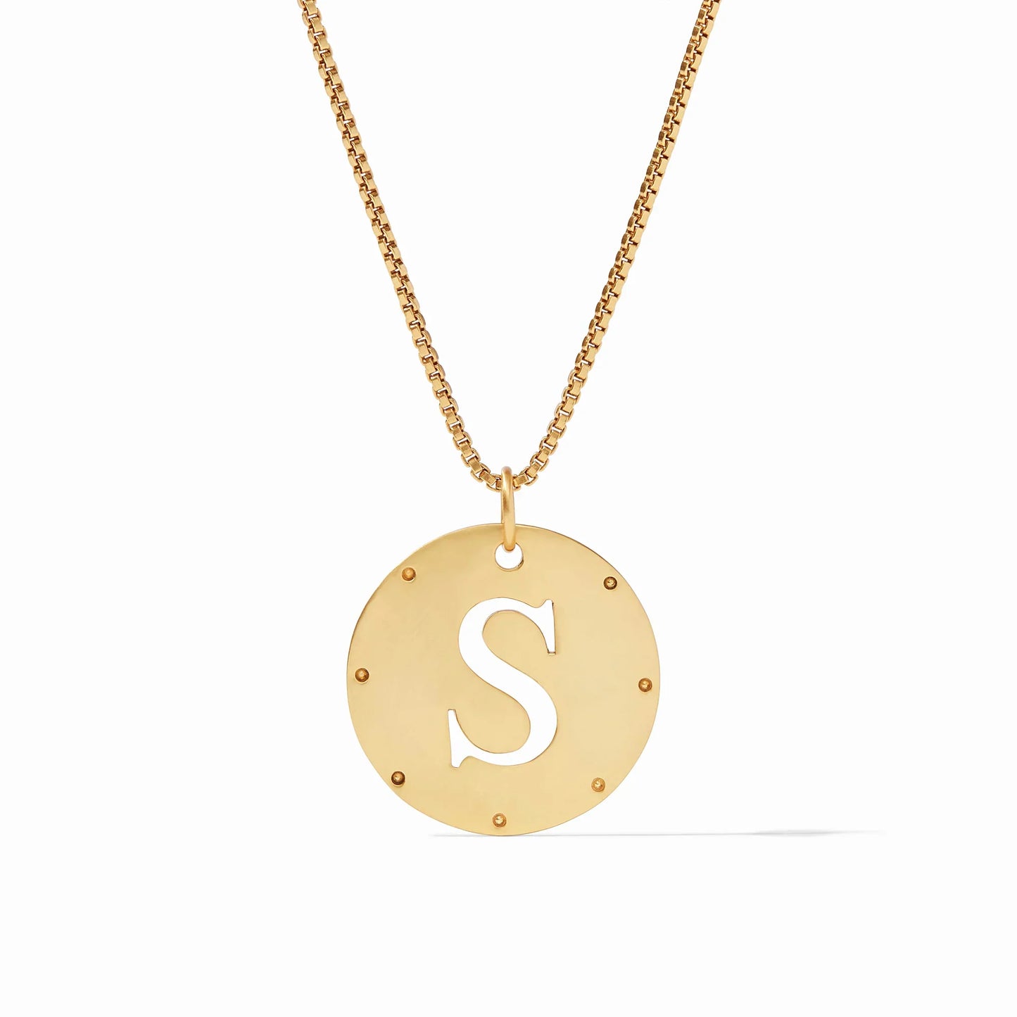 Julie Vos Monogram Pendant Necklace