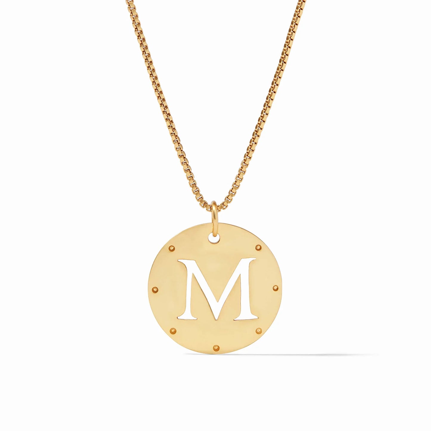 Julie Vos Monogram Pendant Necklace