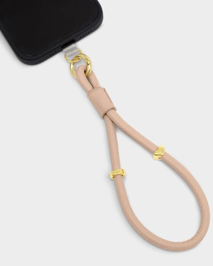 Phone Wristlet Strap - Nude Pink