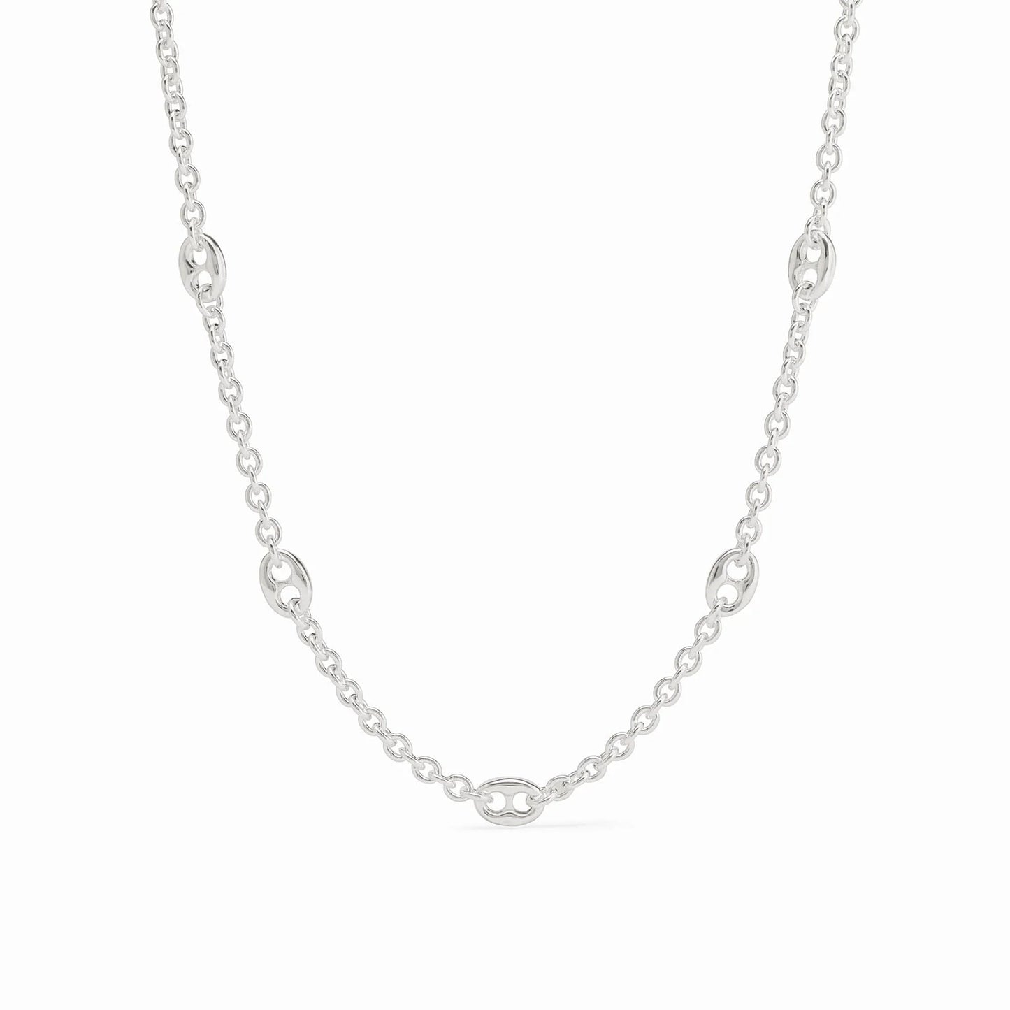 Laguna Delicate Station Necklace - Silver
