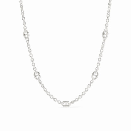 Laguna Delicate Station Necklace - Silver