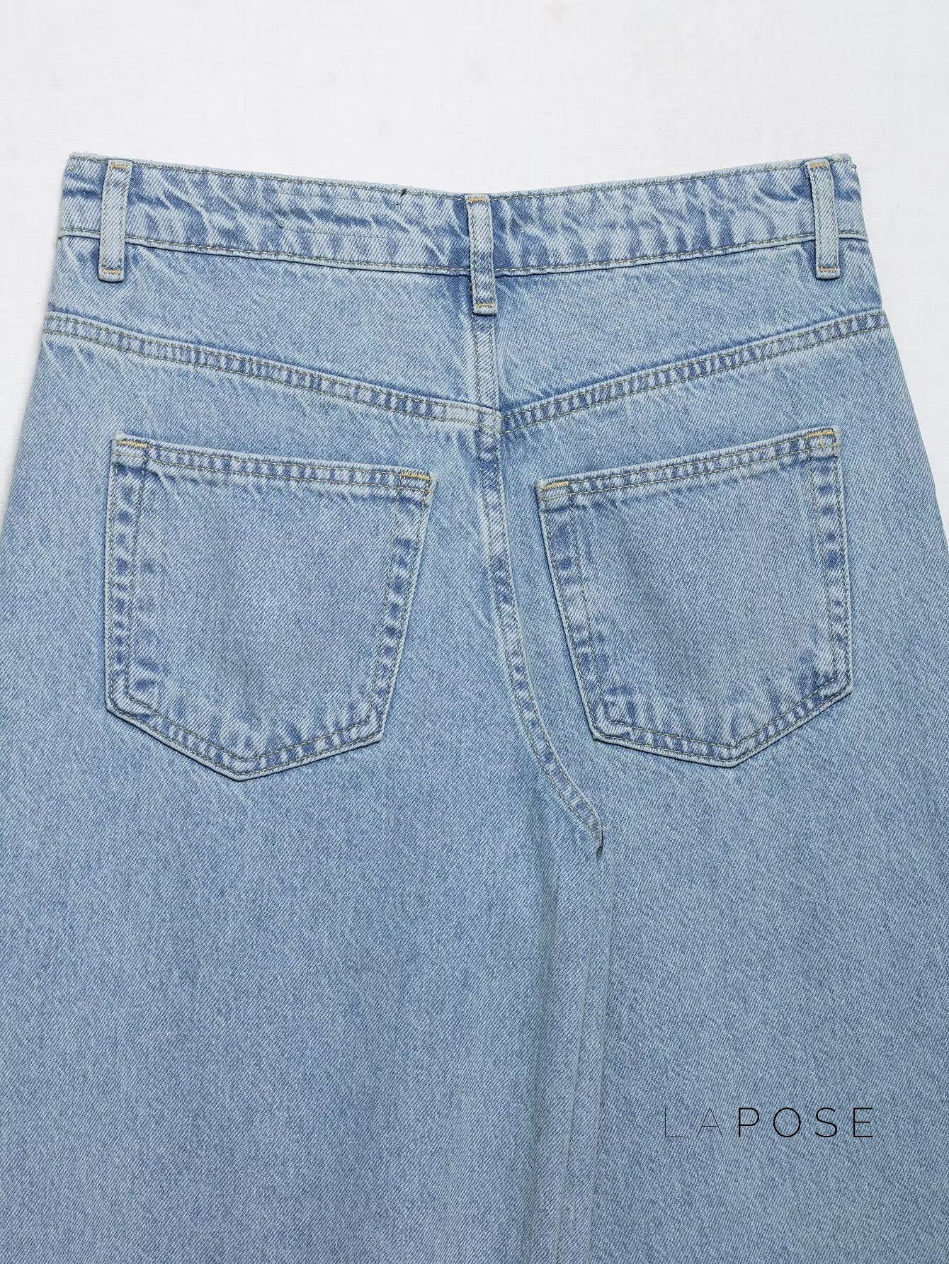Anaisha Crochet Patch Wide-Leg Jeans