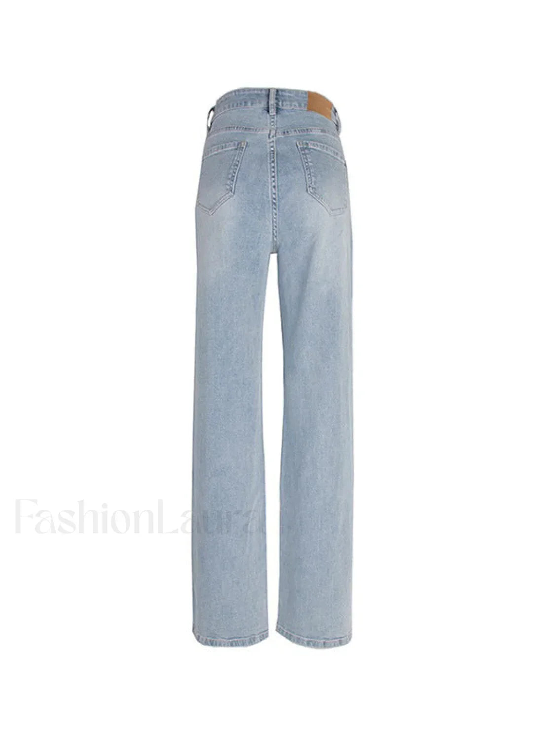 Light Wash Straight Boyfriend Jeans