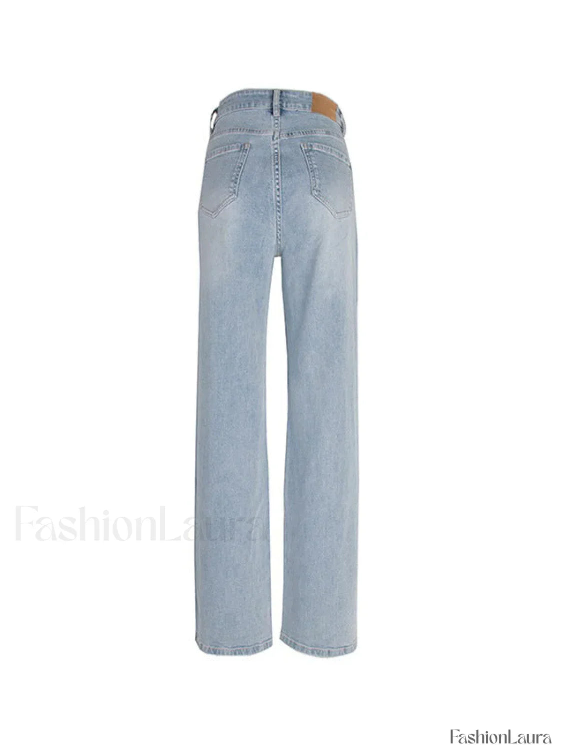 Light Wash Straight Boyfriend Jeans