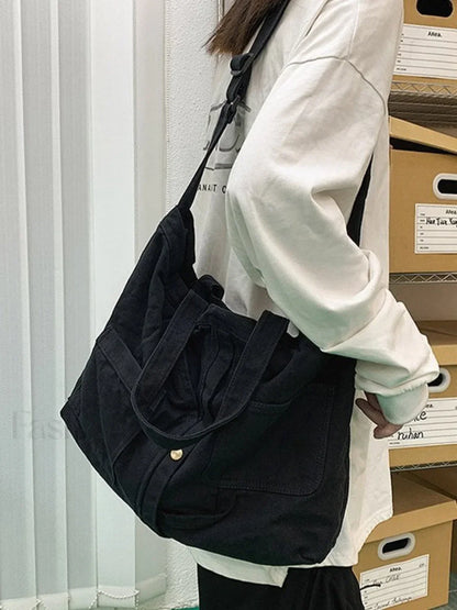Men's Cargo Pocket Patched Straight Leg Jeans