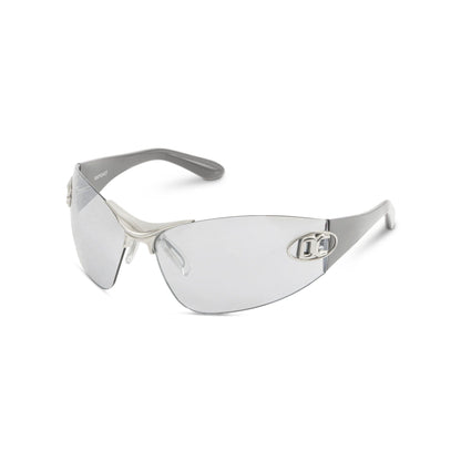 Signature Frameless Sunglasses Silver