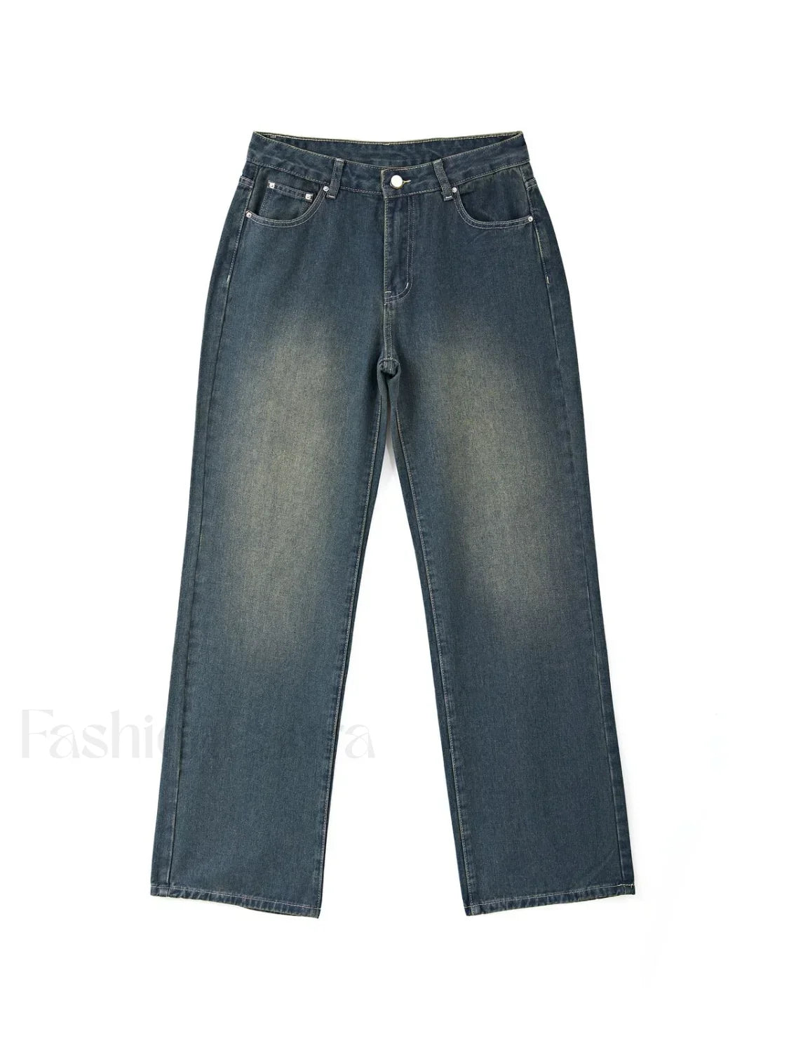 Vintage Blue Wash Boyfriend Jeans