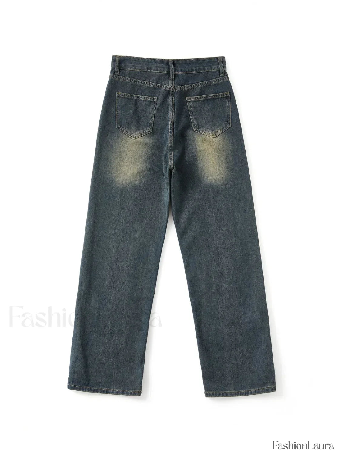 Vintage Blue Wash Boyfriend Jeans