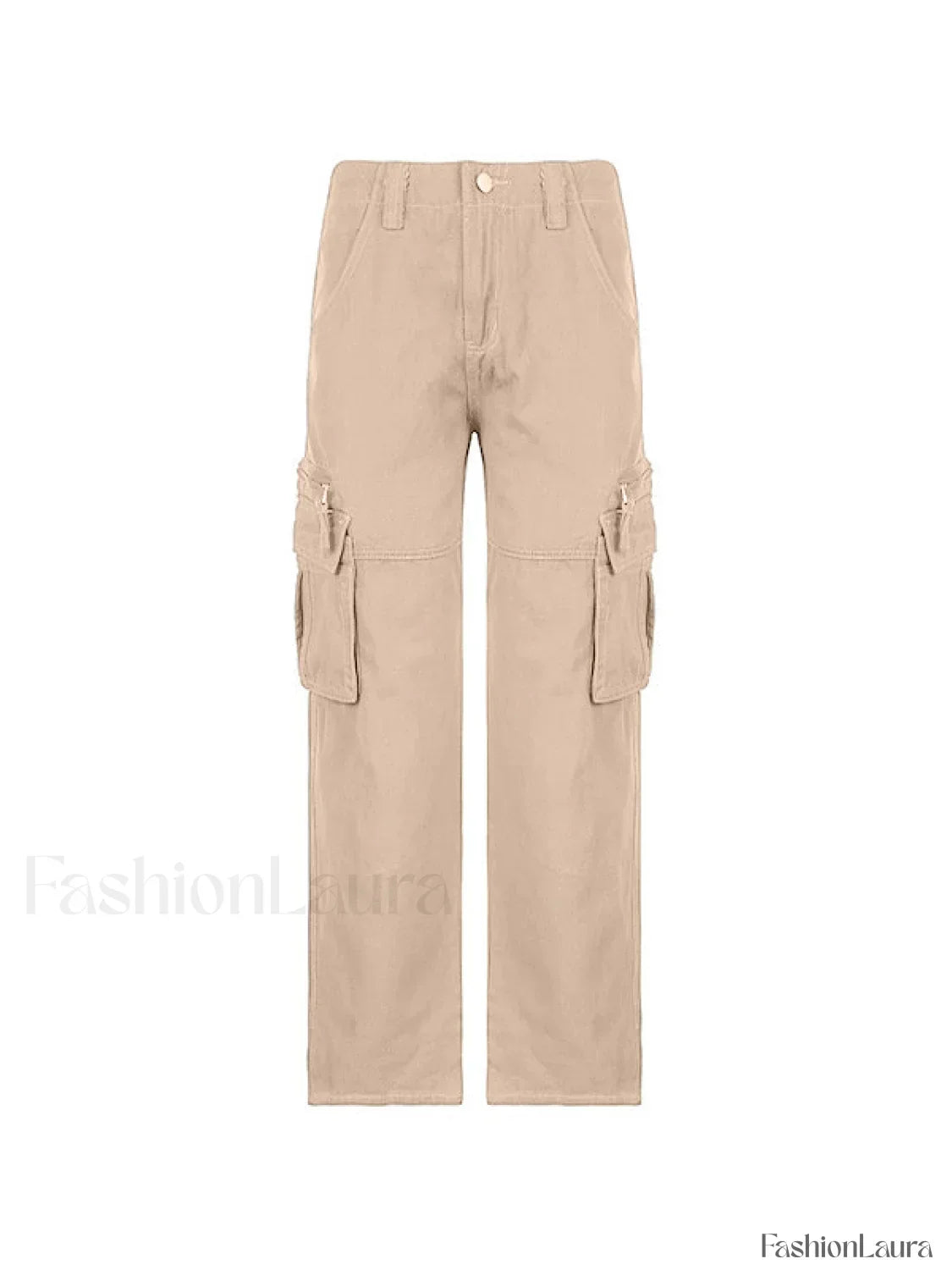 Washed Vintage Baggy Cargo Jeans