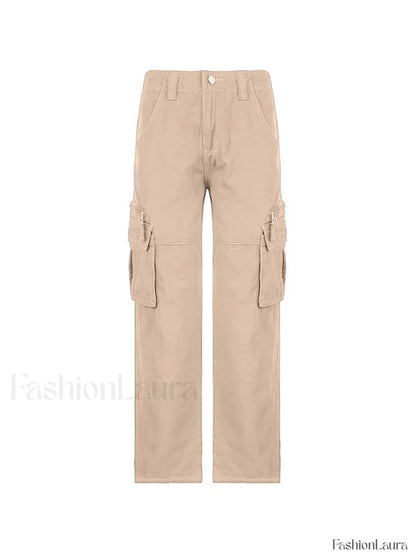 Washed Vintage Baggy Cargo Jeans