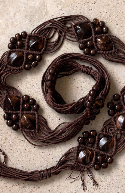 Sasa Wrap Belt Chocolate